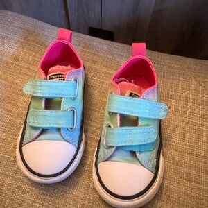 Converse Toddler Rainbow Velcro Sneakers
